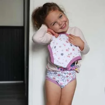 BIG ELEPHANT Potty Training Underwear, 100% Cotton Absorbent Unisex Toddler Pee Pants for Boys & Gir...