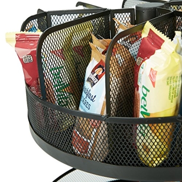 Mind Reader Snack Carousel - 2-Tier Countertop Organizer