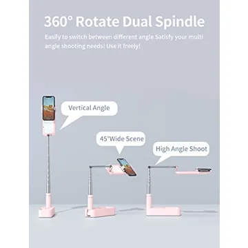 Viozon Extendable Selfie Stand with Wireless LED Light