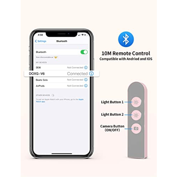 Viozon Extendable Selfie Stand with Wireless LED Light
