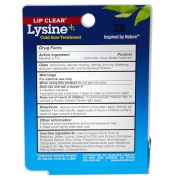 Lysine+ Cold Sore Treatment for Quick Healing