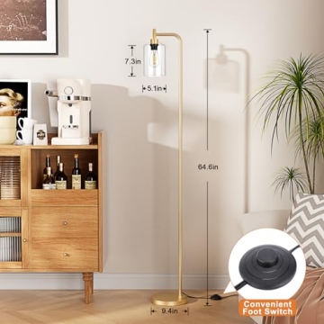 Stylish Gold Floor Lamp - Modern Design for All Homes