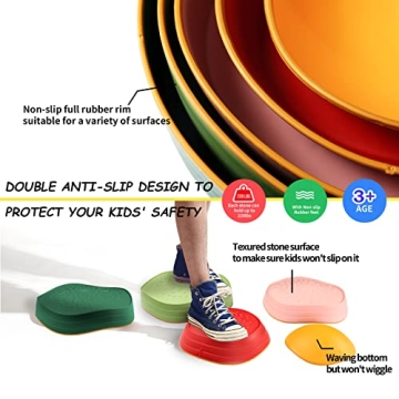 Makarci Balance Stepping Stones Enhance Motor Skills for Kids