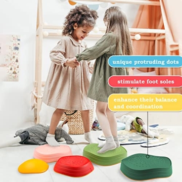 Makarci Balance Stepping Stones Enhance Motor Skills for Kids
