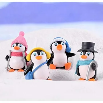 Cute MAOMIA Penguin Figurines Set for Party Decoration