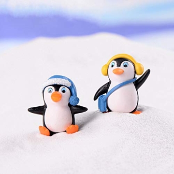Cute MAOMIA Penguin Figurines Set for Party Decoration