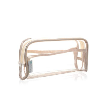 EzPacking Clear Makeup & Brush Bag | Long Cosmetic Organizer for Travel