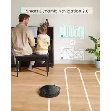 eufy Robot Vacuum G30, 2000 Pa Suction, Robot Vacuum for Carpets and Hard Floors, Ideal for Pet Owne...