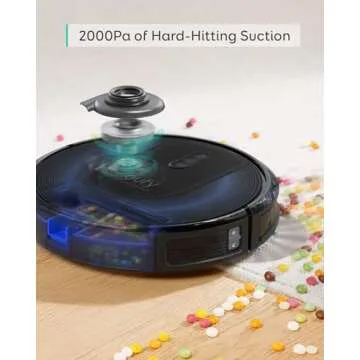 eufy Robot Vacuum G30, 2000 Pa Suction, Robot Vacuum for Carpets and Hard Floors, Ideal for Pet Owners, Dynamic Navigation, Wi-Fi