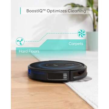 eufy Robot Vacuum G30, 2000 Pa Suction, Robot Vacuum for Carpets and Hard Floors, Ideal for Pet Owners, Dynamic Navigation, Wi-Fi