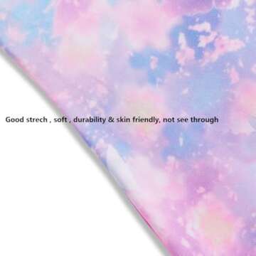 MYQFF Gymnastics Leotards for Girls Unicorn Aurora Rainbow Mermaid Dinosaur Cupcake Sparkle Biketard Toddlers Kids 6T 7T