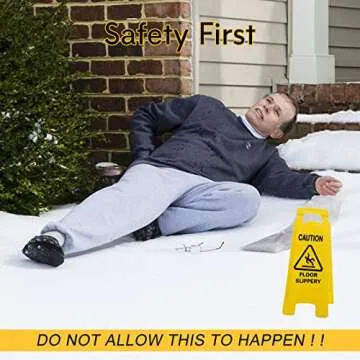 S&X Outdoor Stair Treads Non-Slip Safety Tape, 6” x 24”, 5-Pack, Pre-Cut Anti Slip Tape with Reflective Stripe, Heavy Duty Traction Grip Tape for Wooden Steps, Concrete Stairs, Decks