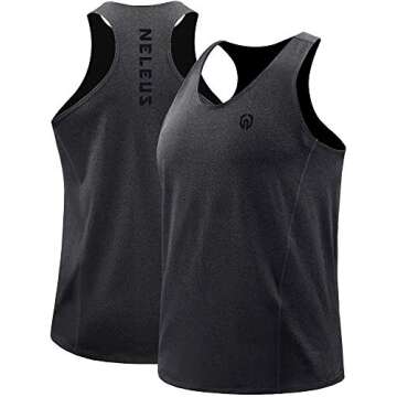 NELEUS Men's 3 Pack Tank Tops for Athletic Workouts