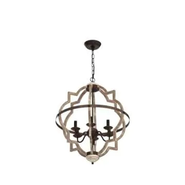 Stunning TZOE Orb 6-Light Chandelier for Your Home Lighting