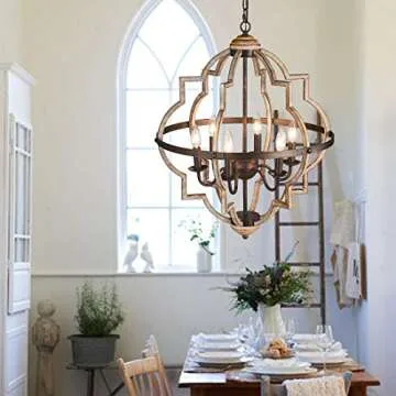 Stunning TZOE Orb 6-Light Chandelier for Your Home Lighting