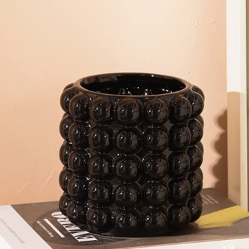 Anding Black Vase - Elegant Decor for Any Occasion