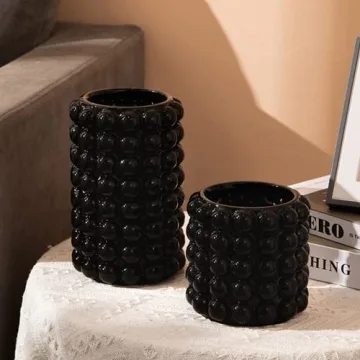 Anding Black Vase - Elegant Decor for Any Occasion