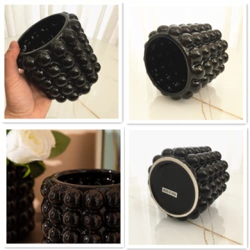 Anding Black Vase - Elegant Decor for Any Occasion