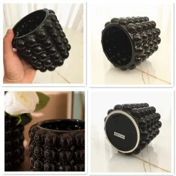 Anding Black Vase - Elegant Decor for Any Occasion