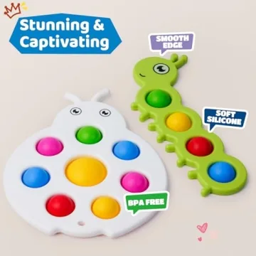 LiKee Fidget Popper Sensory Baby Toys for Skill Development