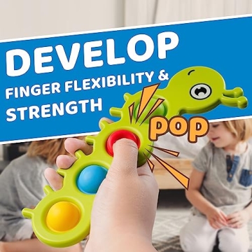LiKee Fidget Popper Sensory Baby Toys for Skill Development