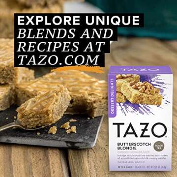 Tazo Filterbag Tea, Butterscotch Blondie, 15 Ct, Pack of 6 (Packaging may vary)