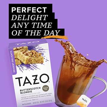 Tazo Filterbag Tea, Butterscotch Blondie, 15 Ct, Pack of 6 (Packaging may vary)