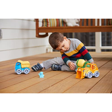 Eco-Friendly Green Toys Construction Vehicle Set for Kids