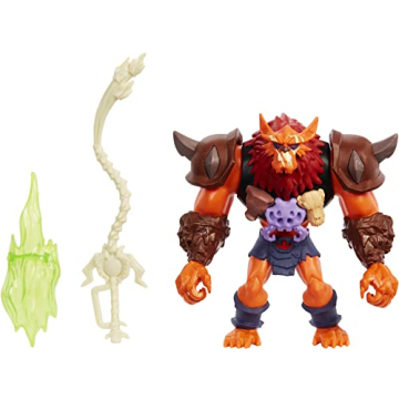 Masters of the Universe and He-Man Beast Man Action Figure with Power Attack Move & 2 Accessories In...