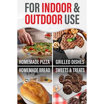 12 Inch Pizza Peel and Cutter Set for Perfect Pizzas