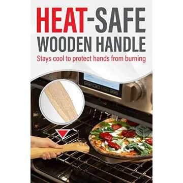 12 Inch Pizza Peel and Cutter Set for Perfect Pizzas