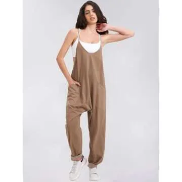 EXLURA Womens Casual Summer Jumpsuits - Stylish Comfort