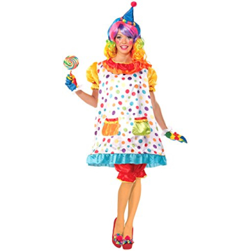 Rubies Women's Wiggles The Clown Costume, X-Large for Themed Parties and Halloween