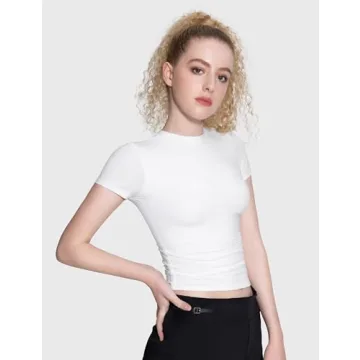 PUMIEY Y2K Slim Fit Summer Tops for Women - Crop Style