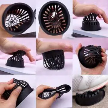 GROWNEER Net Pots 25 Pcs 3 Inch Garden Slotted Mesh Net Cups, Heavy Duty Hydroponic Supplies with 50Pcs Plant Labels, Planting Grow Basket for Indoor Outdoor Aquaponics Growing Bucket