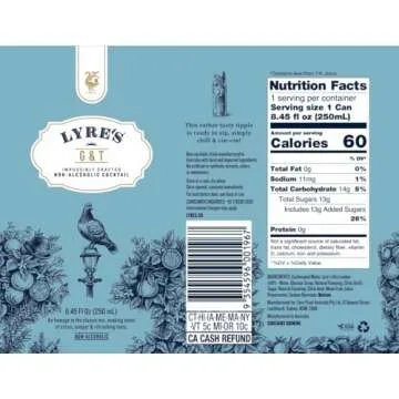 Buy Lyre's Premium Non-Alcoholic G&T Spirits, 24 Cans