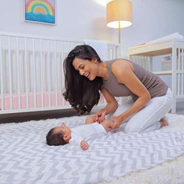 Comfy Cubs Muslin Swaddle Blankets (Pack of 4) - 119 x 119 cm, Soft Cotton Baby Blanket Set, Large Swaddling Wraps for Newborns - Self-Soothing Baby Swaddle - (Grey)