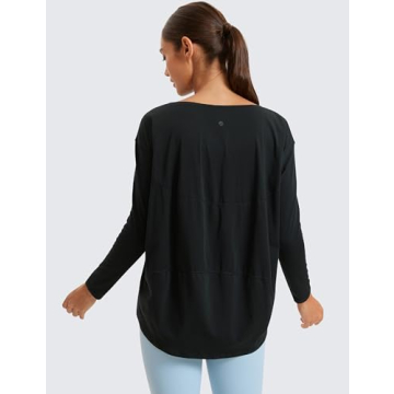 CRZ YOGA Long Sleeve Workout Shirts for Stylish Women