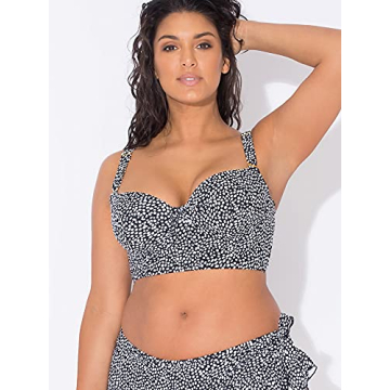 Smart & Sexy Plus-Size Long Lined Underwire Bikini Top