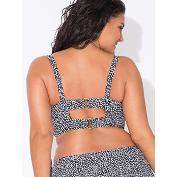 Smart & Sexy Plus-Size Long Lined Underwire Bikini Top