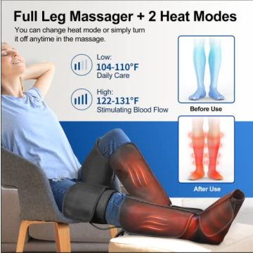 Comforting BOB AND BRAD Leg Massager for Circulation Relief