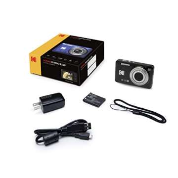 Kodak PIXPRO FZ55 Digital Camera (Black) + Black Point & Shoot Camera Case + Transcend 64GB SD Memory Card + Tri-fold Memory Card Wallet + Hi-Speed SD USB Card Reader + More!