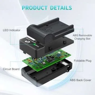 Portable LP LP-E6 Battery Charger for Canon Cameras