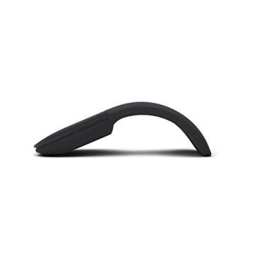 Microsoft Arc Mouse - Black. Sleek,Ergonomic design, Ultra slim and lightweight, Bluetooth Mouse for PC/Laptop,Desktop works with Windows/Mac computers