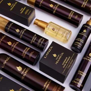 L’ANZA Keratin Healing Oil Lustrous Conditioner, 32 Fl Oz