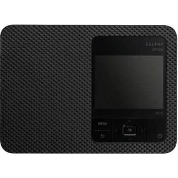 Canon SELPHY CP1500 Compact Photo Printer (Black) (5539C001) KP-108IN Color Ink and Paper Set + 64GB Ultra Memory Card + Cleaning Kit + Memory Card Wallet + Card Reader