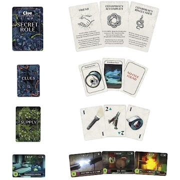 Clue Conspiracy Board Game - Engaging Mystery for Ages 14+