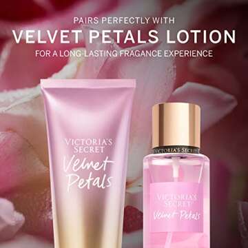 Victoria's Secret Velvet Petals Body Mist for Women, Perfume with Notes of Lush Blooms and Almond Glaze, 250 ml / 8.4 oz