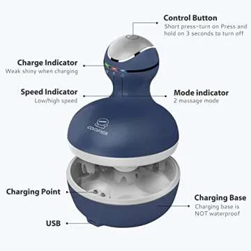 COMFIER Electric Scalp Massager for Relaxation and Care