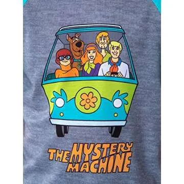 INTIMO Scooby Doo Boy's Pajamas Mystery Machine Short Sleeve Shirt And Shorts 2 PC PJs Sleepwear Pajama Set (LG, 10/12)